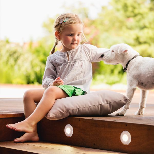 LED Boden-Einbauleuchte AGENA für außen, IP65, 230V (Farbe, Lichtfarbe, Set wählbar) Top Angebot