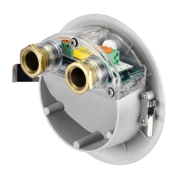 LED Treppenlicht/Wandeinbauleuchte für innen und außen, Downlight, rund, grau, 125mm Ø, warmweiß Wochenangebot