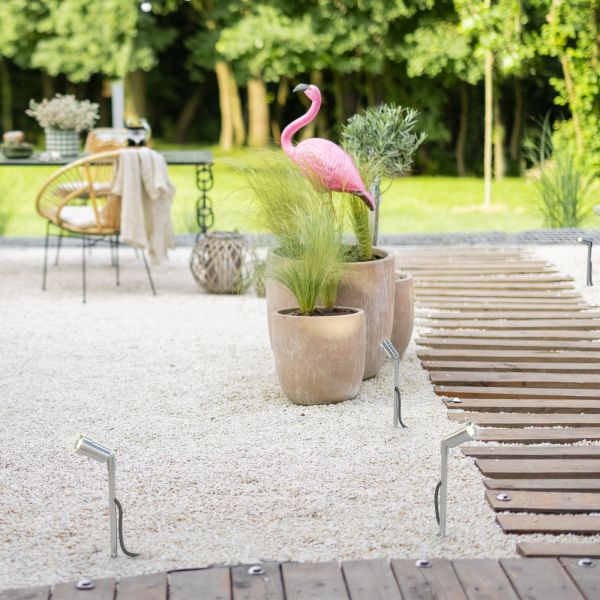 LED Gartenstrahler Spico mit Erdspieß für außen, IP44, 105lm (Farbe, Lichtfarbe, Set Vorschaltgerät wählbar) Begrenzte Freigabe