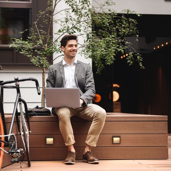 LED Wandeinbauleuchte ZIBAL, Downlight für außen, IP65, 90 x 90mm (Farbe, Lichtfarbe wählbar) Letzte 2 Tage