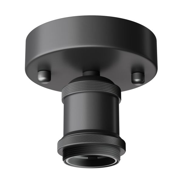 Vintage E27 Deckenleuchte RETRA, schwarz, Käfig-Schirm, 122mm Ø Bis zu 60% Rabatt