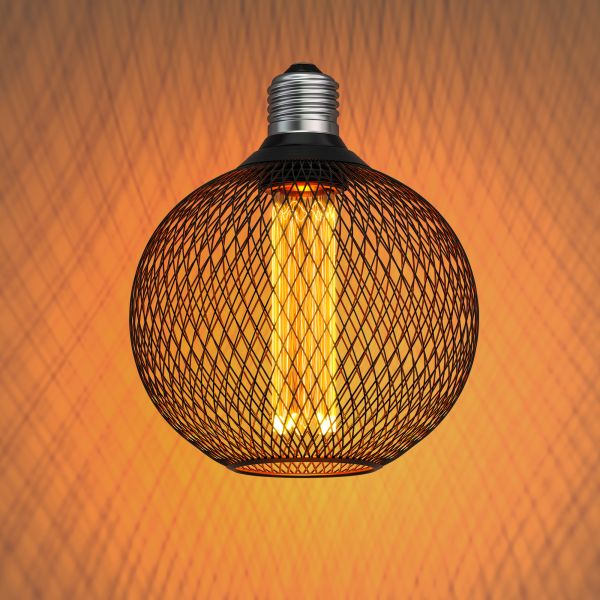 Vintage Pendelleuchte RETRA, inkl. E27 LED, G120, extra warmweiß, 4W, 220lm (Farbe wählbar) Bis zu 65% Rabatt