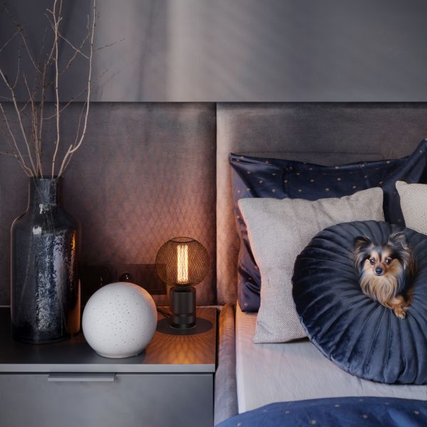 Tischlampe LITO, Schalter, inkl. E27 LED, G120, extra warmweiß, 4W, 220lm (Farbe wählbar) Nur für heute