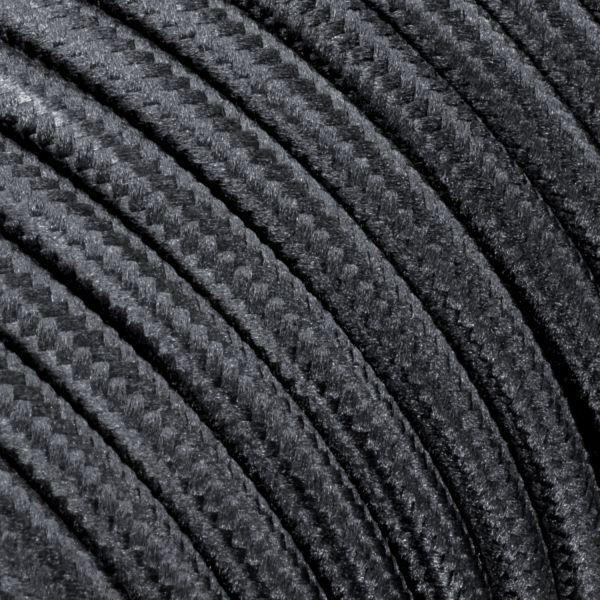 Vintage Pendelleuchte RETRA, schwarz, E27 Fassung, Käfig-Schirm, schwarz mit Hanf, 200mm Ø Bis zu 55% Rabatt