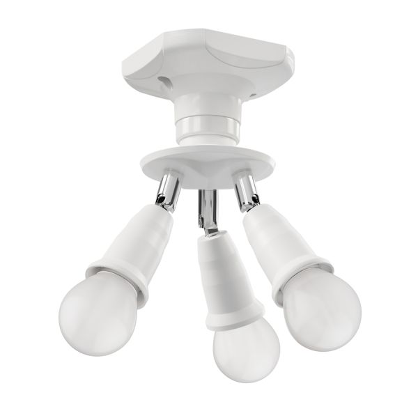 LED Deckenleuchte Elektra 3-flammig (Leuchtmittel wählbar)