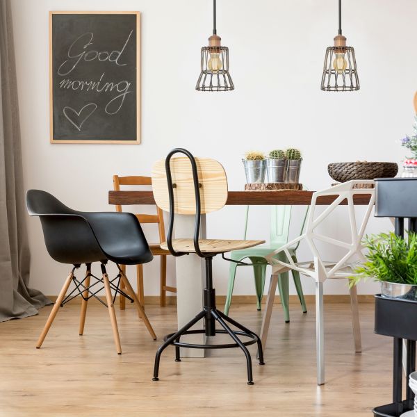 3m Textilkabel RETRA, Vintage, Stecker, Schalter, Käfig-Schirm faltbar (Farbe wählbar) Online