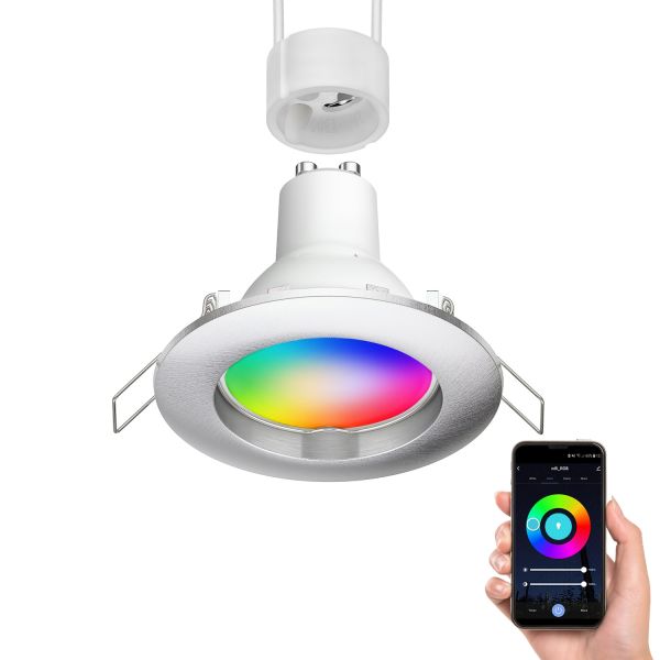Deckeneinbaurahmen Circ, rund, inkl. Smart Home RGBW (Farbe wählbar) Deckeneinbaurahmen Circ, rund, inkl. Smart Home RGBW (Farbe wählbar)