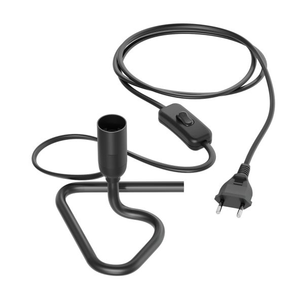 Tischlampe TRIN schwarz mit Stecker und Schalter, inkl. Smart Home RGBW E14 LED Lampe, 4,925W, 572lm Blitzangebot