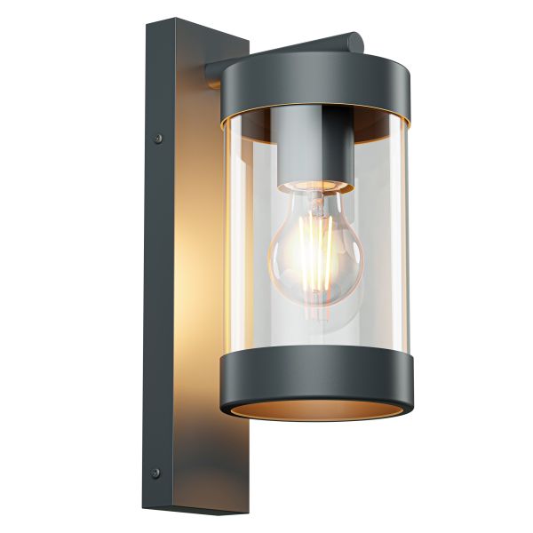 Wandleuchte LAIFA, anthrazit matt, rund (Leuchtmittel wählbar) Wandleuchte LAIFA, anthrazit matt, rund (Leuchtmittel wählbar)