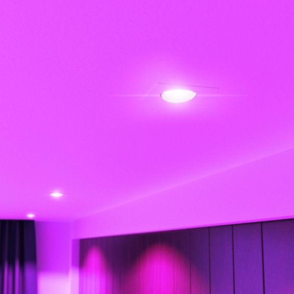 Decken-Einbaustrahler KUN, eckig, schwenkbar + Smart Home RGBW GU10 LED 473lm Zeitbegrenzte Promotion