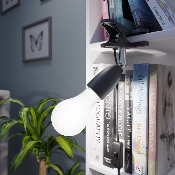 E27 Klemmleuchte LIK, inkl. Smart Home RGBW LED Lampe, 8,89W, 892lm (Farbe wählbar) Bis zu 65% Rabatt