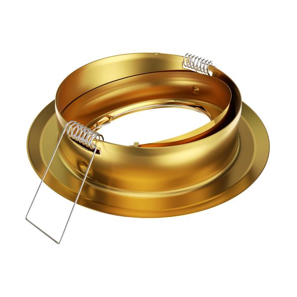 Deckeneinbaurahmen FABI, rund, schwenkbar, gold glänzend (GU10/MR16/GU5,3/50mm), PAR16, warmweiß - weiß, 5,41W, 473lm, 103°, Smart, WLAN, Alexa 2025