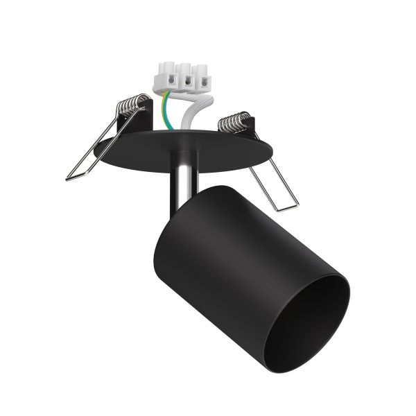 Deckeneinbauleuchte WAIKA, schwenkbar, rund, 80mm Ø (Farbe, Leuchtmittel wählbar)