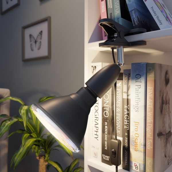 E27 Klemmleuchte LIK inkl. PAR38 Lampe (Farbe, Leuchtmittel wählbar) Meist gekauft