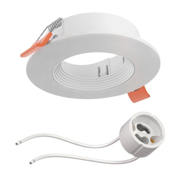 Decken-Einbaurahmen KUN, rund, schwenkbar (Leuchtmittel wählbar)