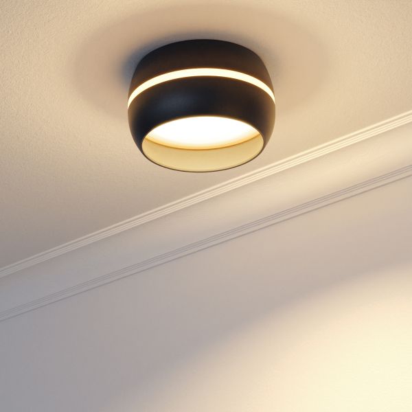 Deckenleuchte / Lampenfassung FUNT, 90mm Ø (Leuchtmittel, Farbe wählbar) Flash Sale