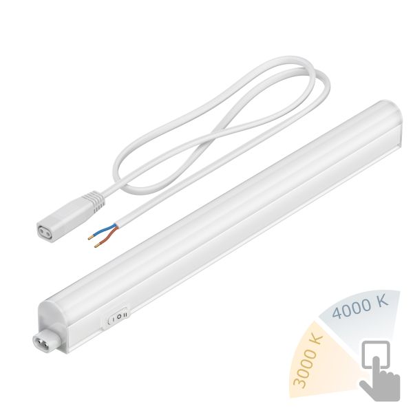 LED Unterbauleuchte RIGEL, 25,9cm, Farbtemperatur einstellbar, offenes Anschlusskabel (Set wählbar)