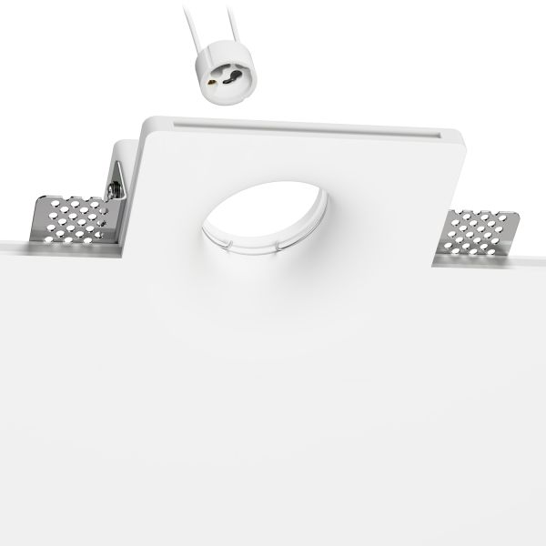 LED Gips Einbaustrahler GIEDI DIY, weiß (Leuchtmittel wählbar)