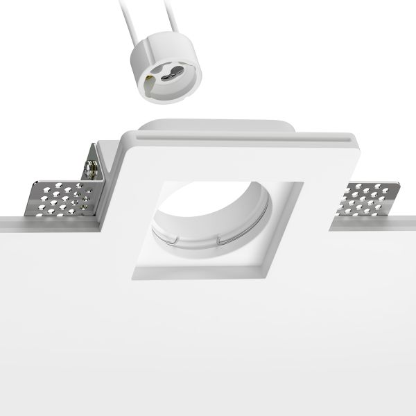 LED Gips Einbaustrahler GIEDI II DIY, weiß (Leuchtmittel wählbar)