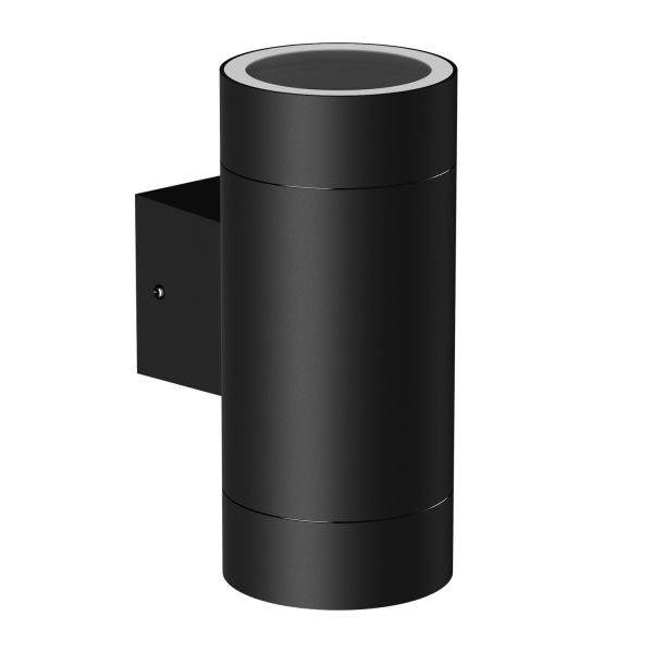 Wandleuchte BIDO für außen, Aluminium, IP44, GX53 Up & Downlight (Leuchtmittel, Farbe wählbar)