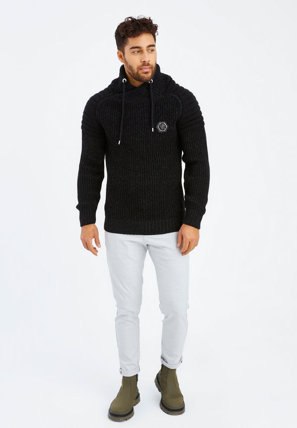 Leif Nelson Strickpullover Grobstrick mit Schalkragen Osterangebot