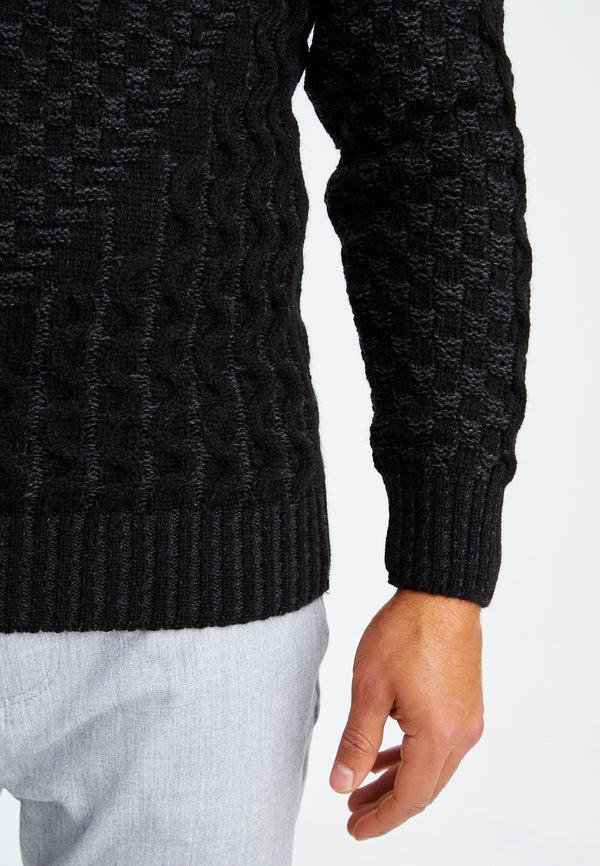 Leif Nelson Strickpullover Grobstrick mit Schalkragen Muttertagsangebot