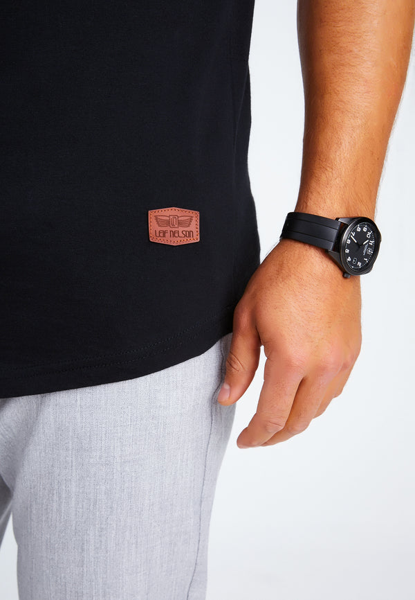 Leif Nelson Rundhals-Shirt Vatertagsangebot