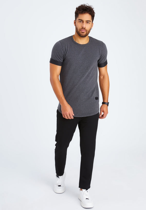 Leif Nelson Rundhals-Shirt Top Angebot