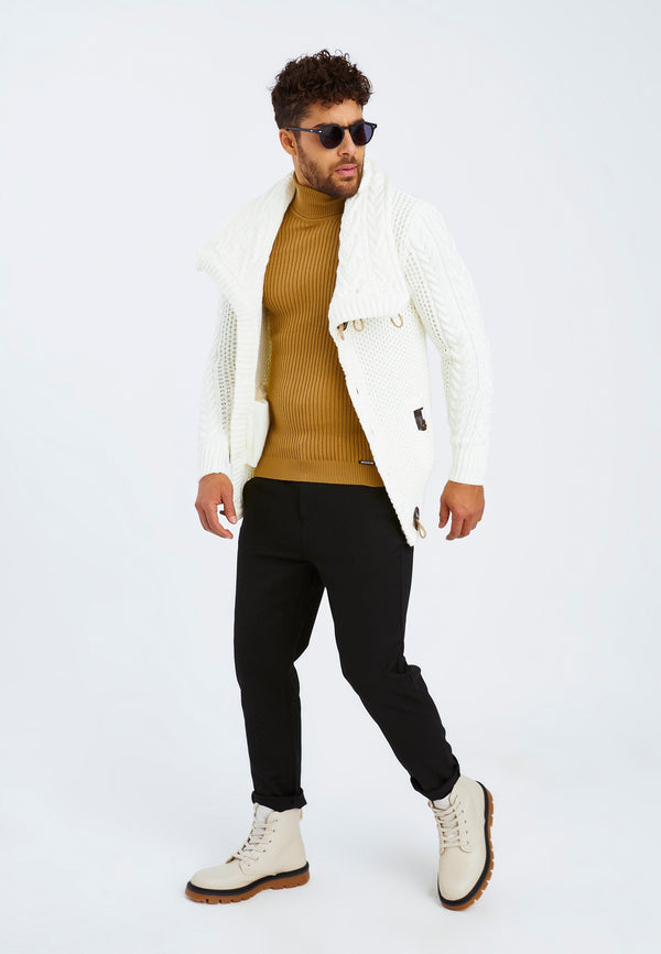 Leif Nelson Strickjacke mit Schalkragen Blitzangebot