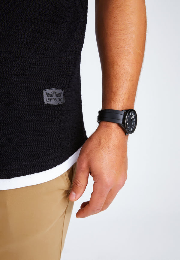 Leif Nelson Rundhals-Shirt Riesige Ersparnisse