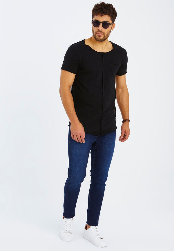 Leif Nelson Rundhals-Shirt Discount Store für neue Produkte
