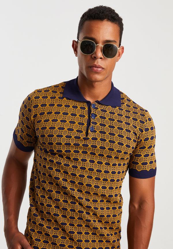 Leif Nelson Polo-Shirt Feinstrick Im Verkauf
