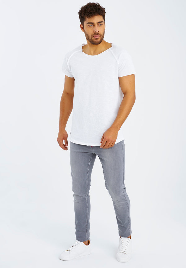 Leif Nelson Rundhals-Shirt Fabrikverkauf