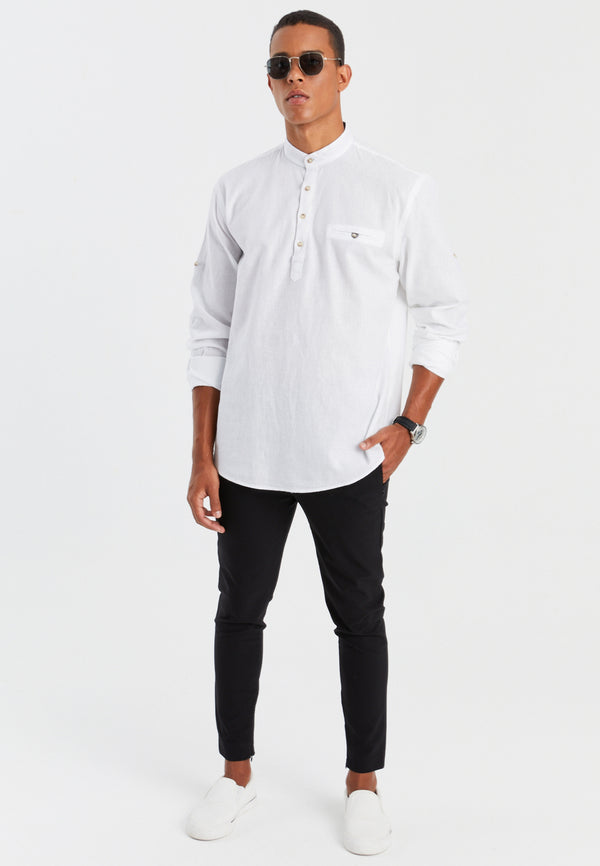Leif Nelson Hemd Langarm Kostenloser Versand