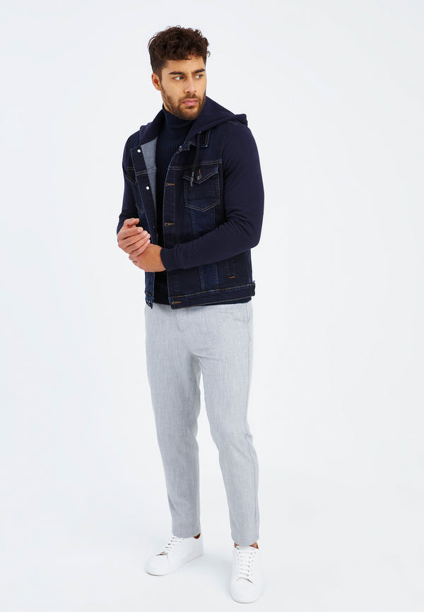 Leif Nelson Jeansjacke Kapuze Flash Sale