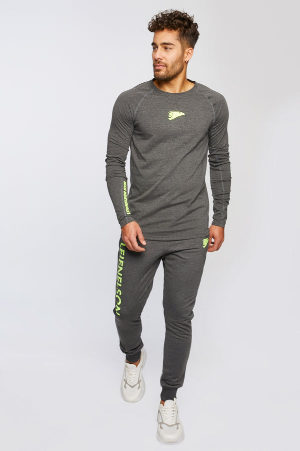 Leif Nelson Gym-Sweatshirt Rundhals Blitzangebot