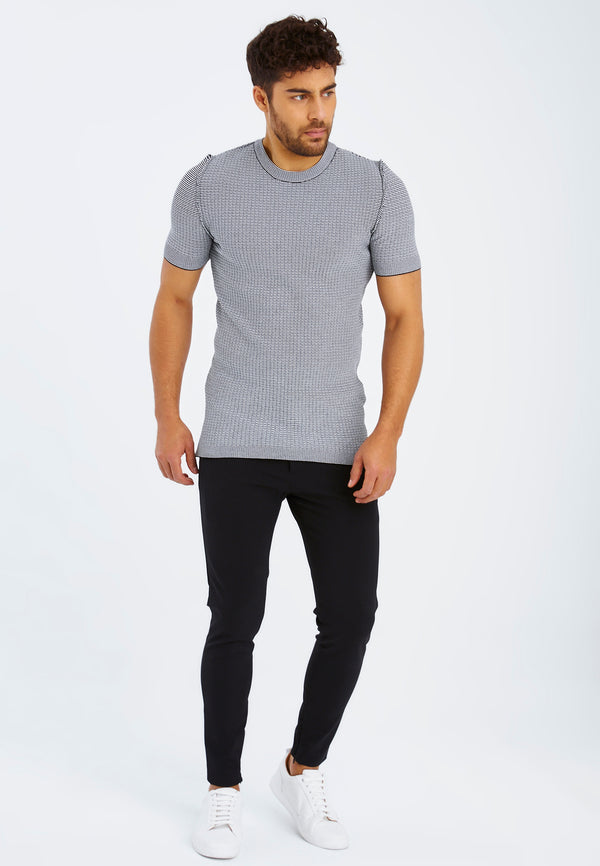 Leif Nelson Rundhals-Shirt Feinstrick Neuheiten