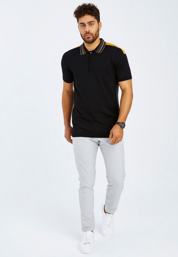Leif Nelson Polo-Shirt Feinstrick Sonderangebote