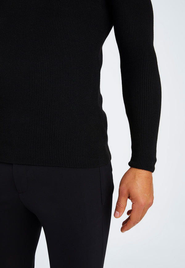 Leif Nelson Strickpullover Feinstrick Rundhals Super Sparpreis
