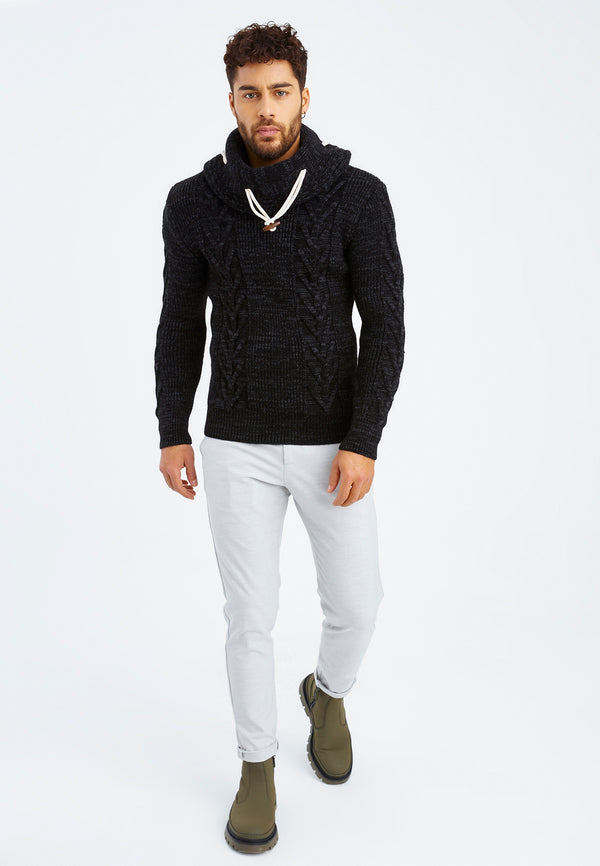Leif Nelson Grobstrick Rollkragenpullover Bis zu 65% Rabatt
