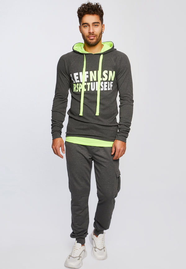 Leif Nelson Gym-Sweatshirt Kapuze Limitierter Zeitrabatt