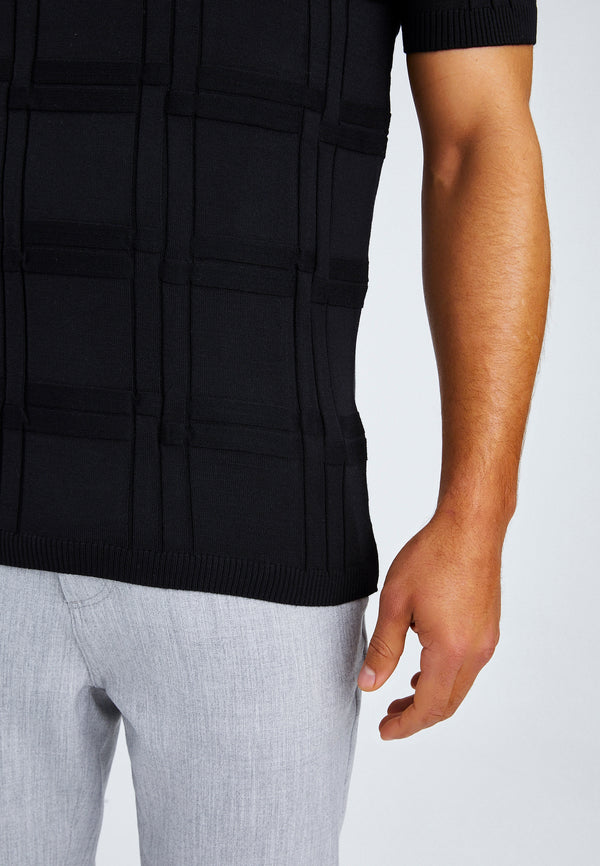 Leif Nelson Polo-Shirt Feinstrick mit Reißverschluss Vatertagsangebot
