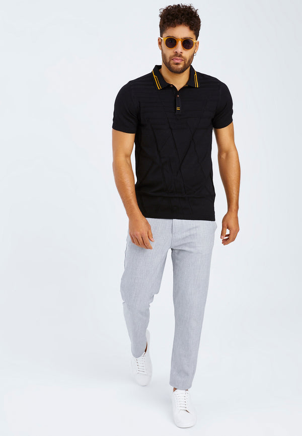 Leif Nelson Polo-Shirt Feinstrick Bis zu 60% Rabatt