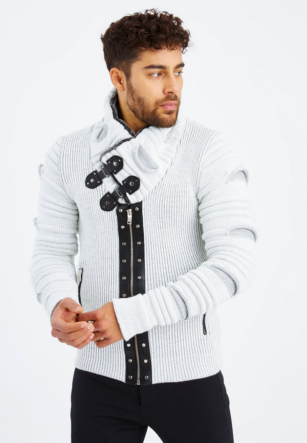 Leif Nelson Strickjacke mit Schalkragen Rabatt