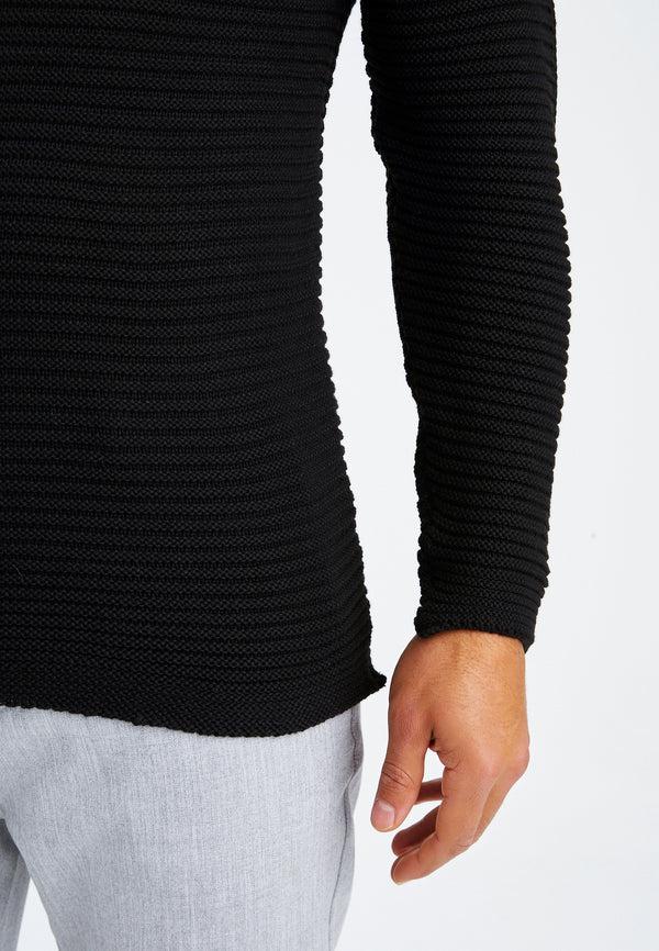 Leif Nelson Strickpullover Grobstrick Rundhals Große Rabatte