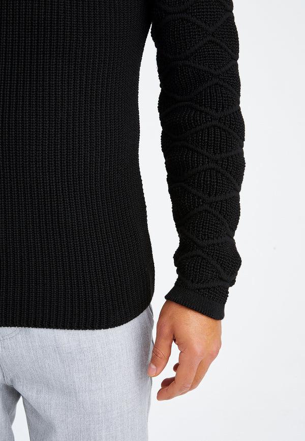 Leif Nelson Strickpullover Grobstrick Rundhals Neuheiten
