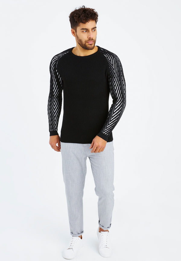 Leif Nelson Strickpullover Grobstrick Rundhals Bestseller
