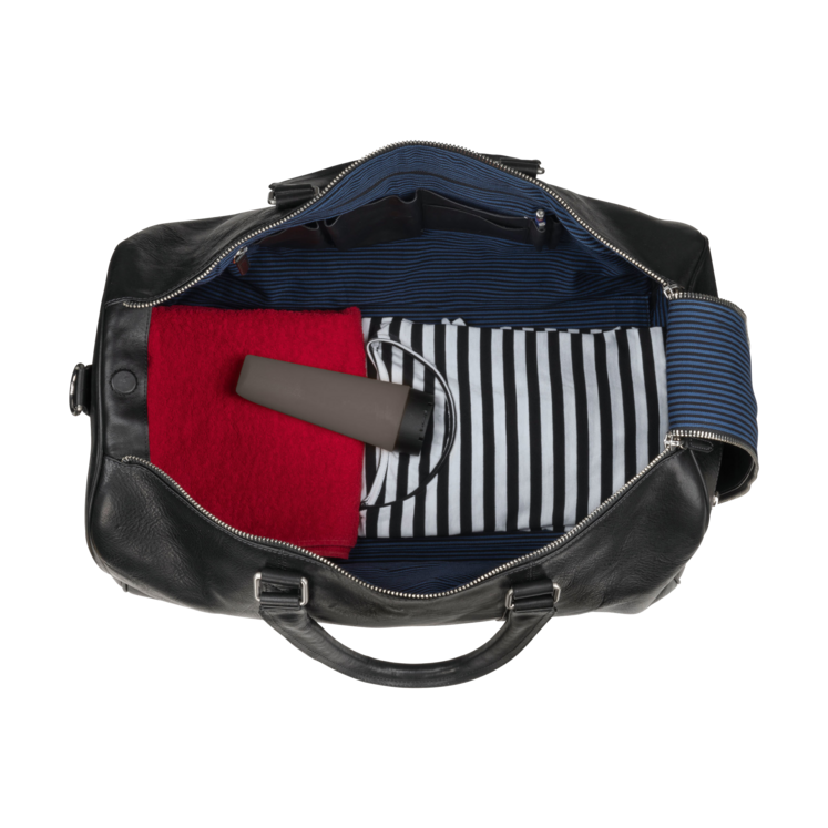 Leonhard Heyden Bergamo Reisetasche Schwarz Lagerräumung