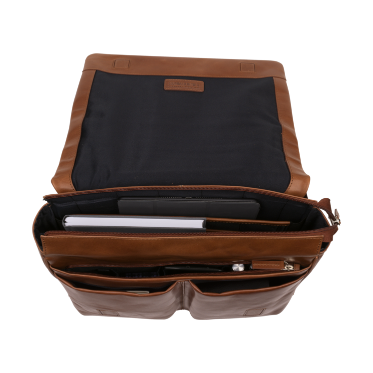 Leonhard Heyden Chicago Umhängetasche M Braun Discount Store für neue Produkte