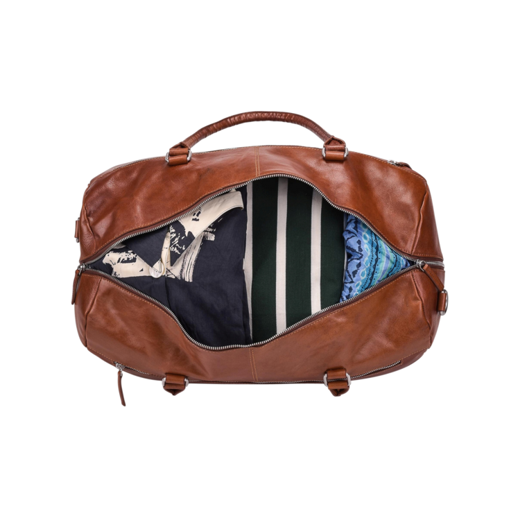 Leonhard Heyden Cambridge Reisetasche Cognac Super Rabatt